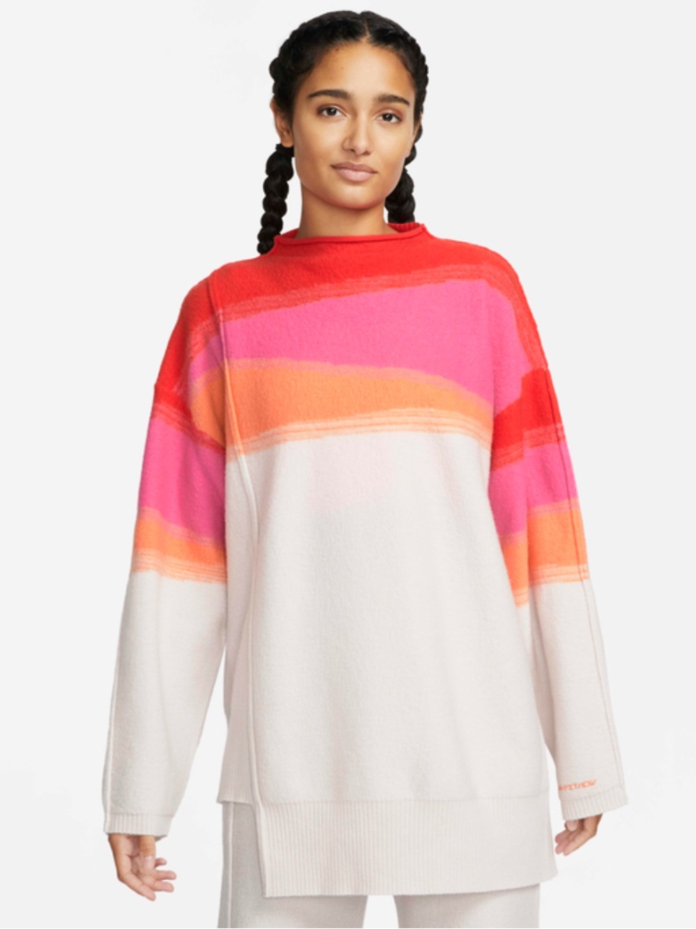 Nike Yoga Therma-FIT ADV Marbled Wool Sweater Size Large $150